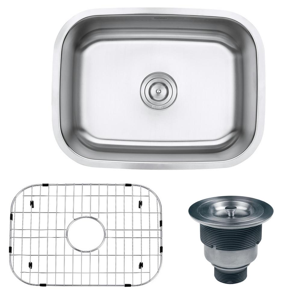 Oval 26 Undermount Kitchen Sinks The Home Depot