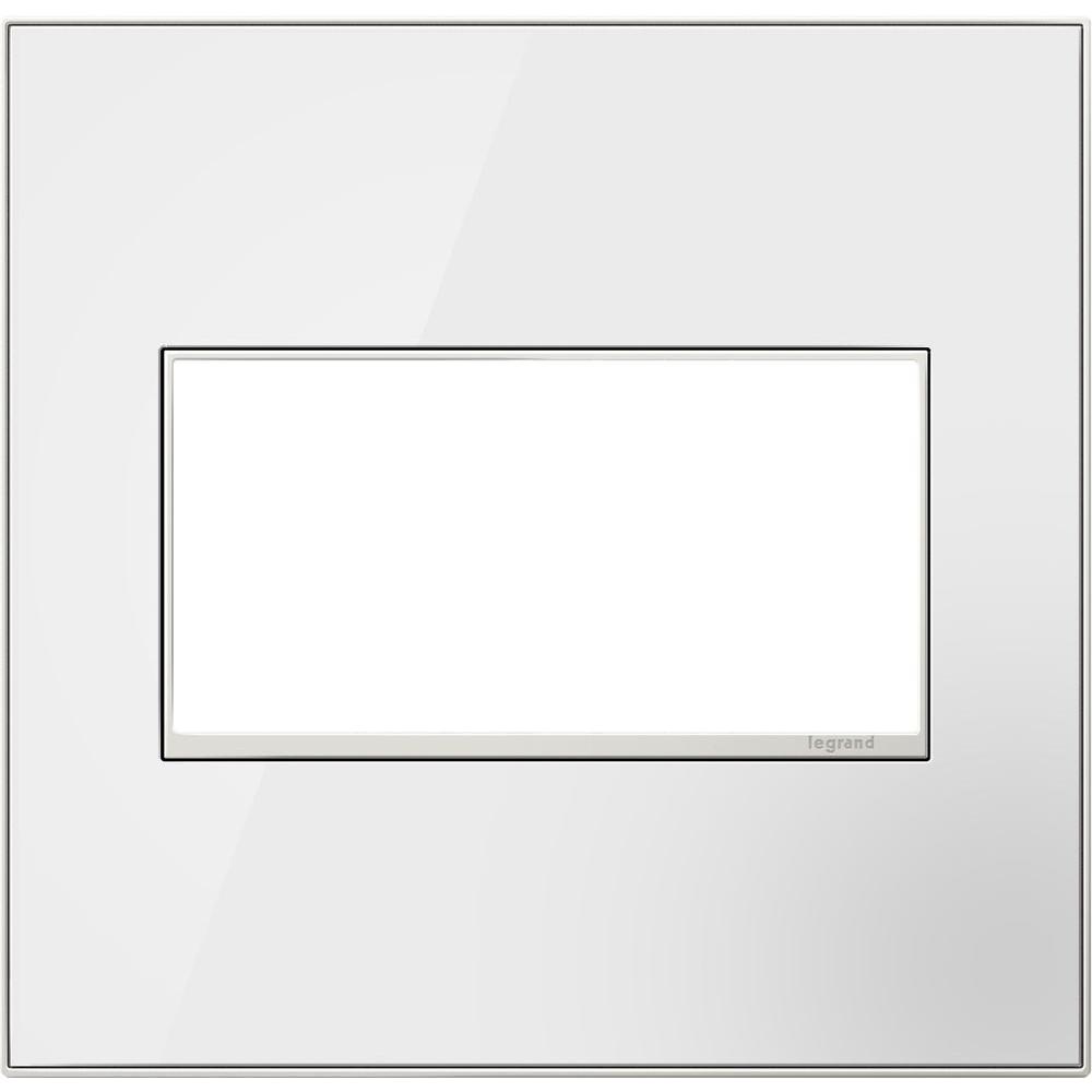 Legrand Adorne 2 Gang Module Wall Plate Mirror White Awm2gmw4 Legrand Adorne 2 Gang Module Wall Plate Mirror White