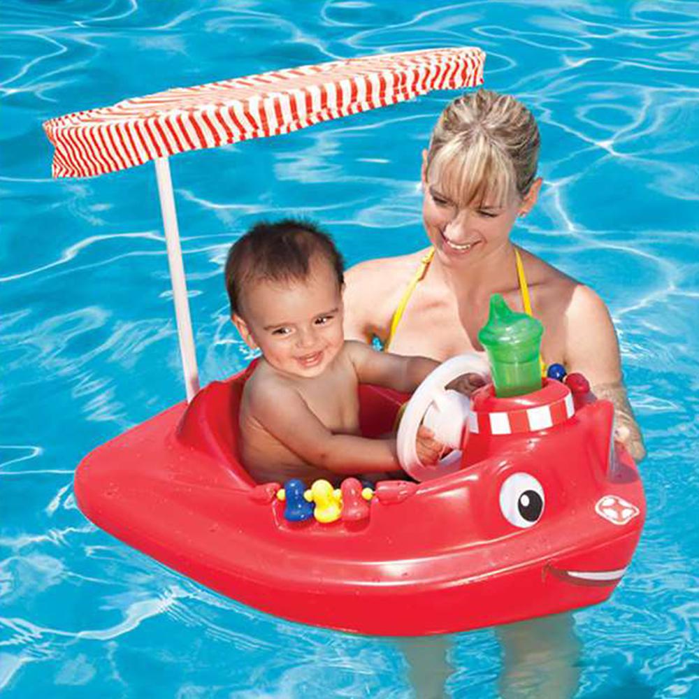 infant water floats with canopy