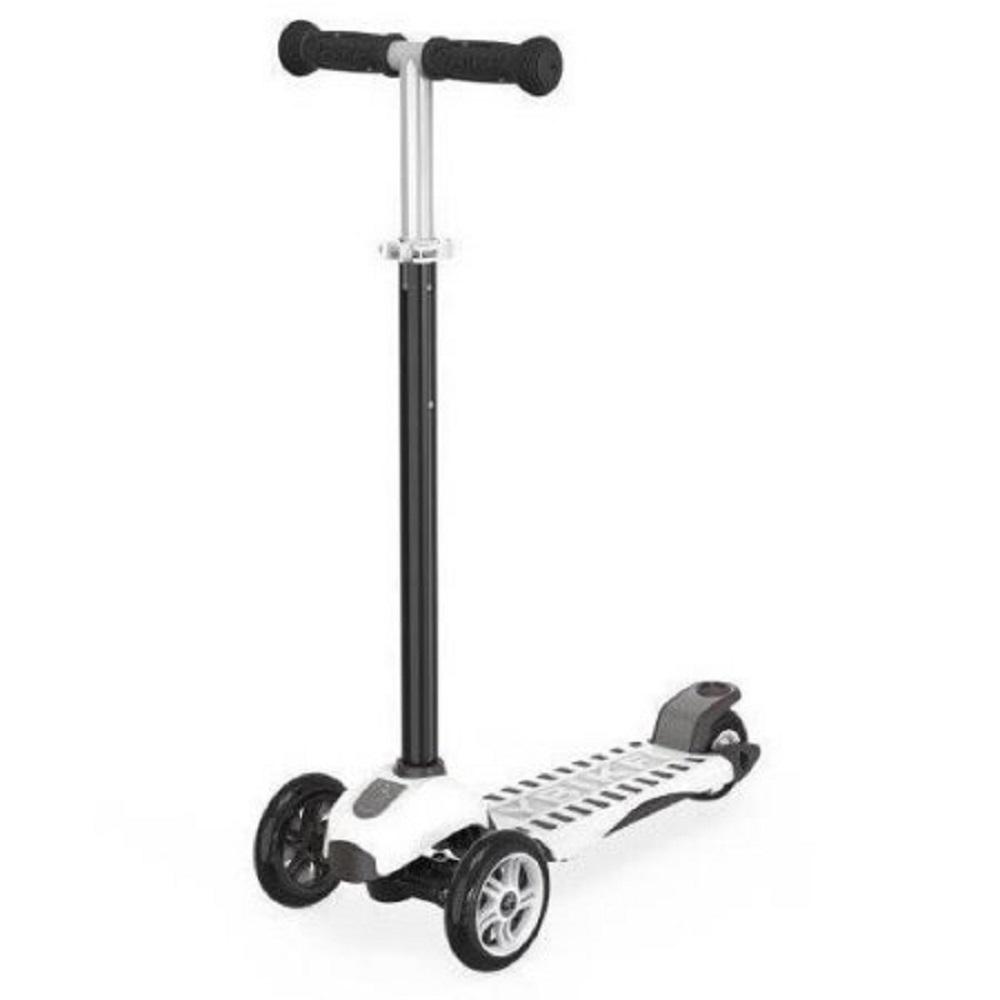 Age 5 to 10, up to 110 lbs,3-Wheel Scooter, Black/White.