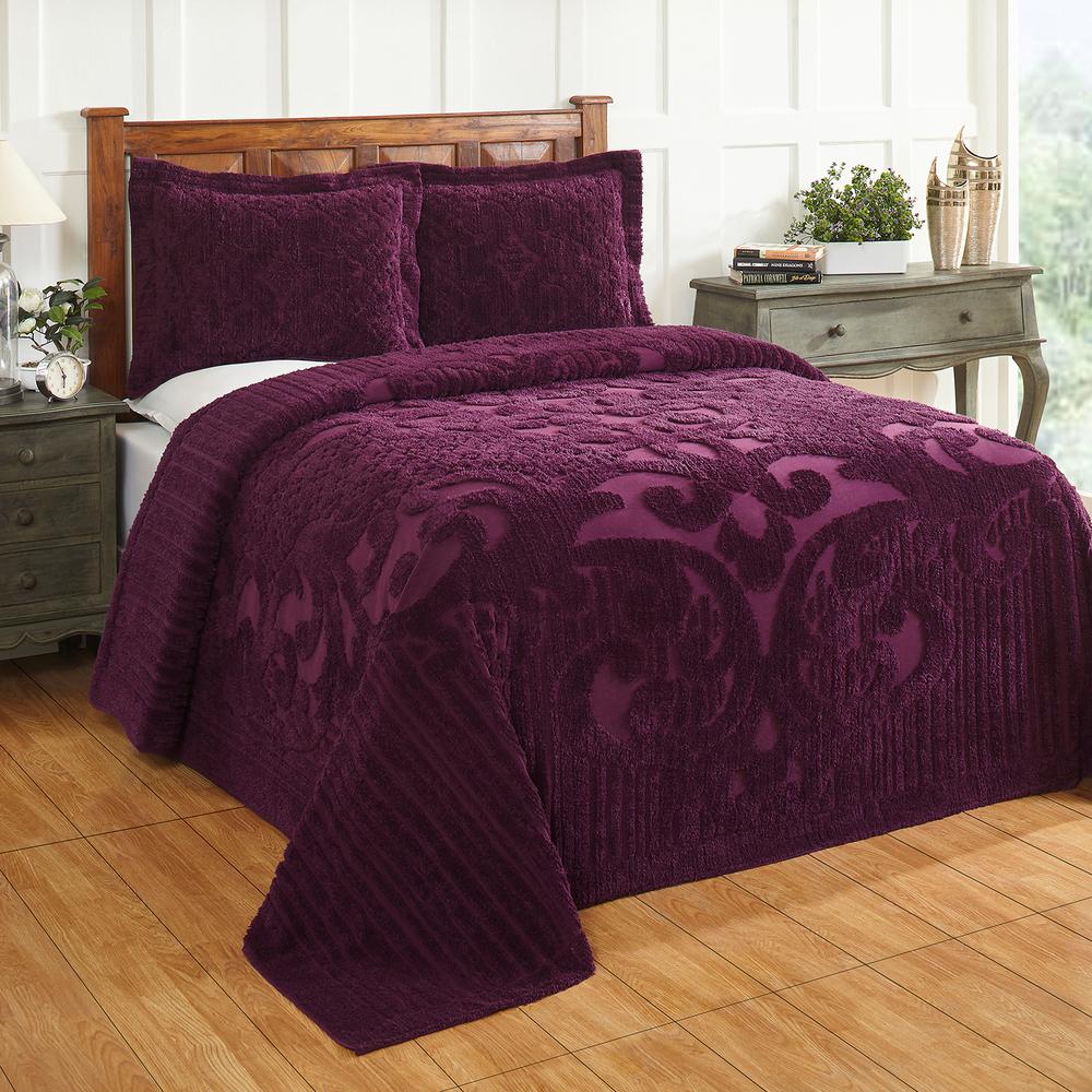 Coverlet Purple Quilts Bedspreads Bedding Bath The