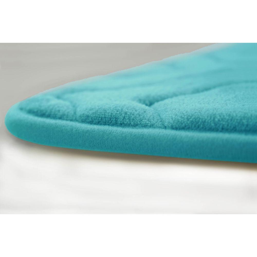 Bouncecomfort Naoli Turquoise 20 In X 34 In Memory Foam 2 Piece