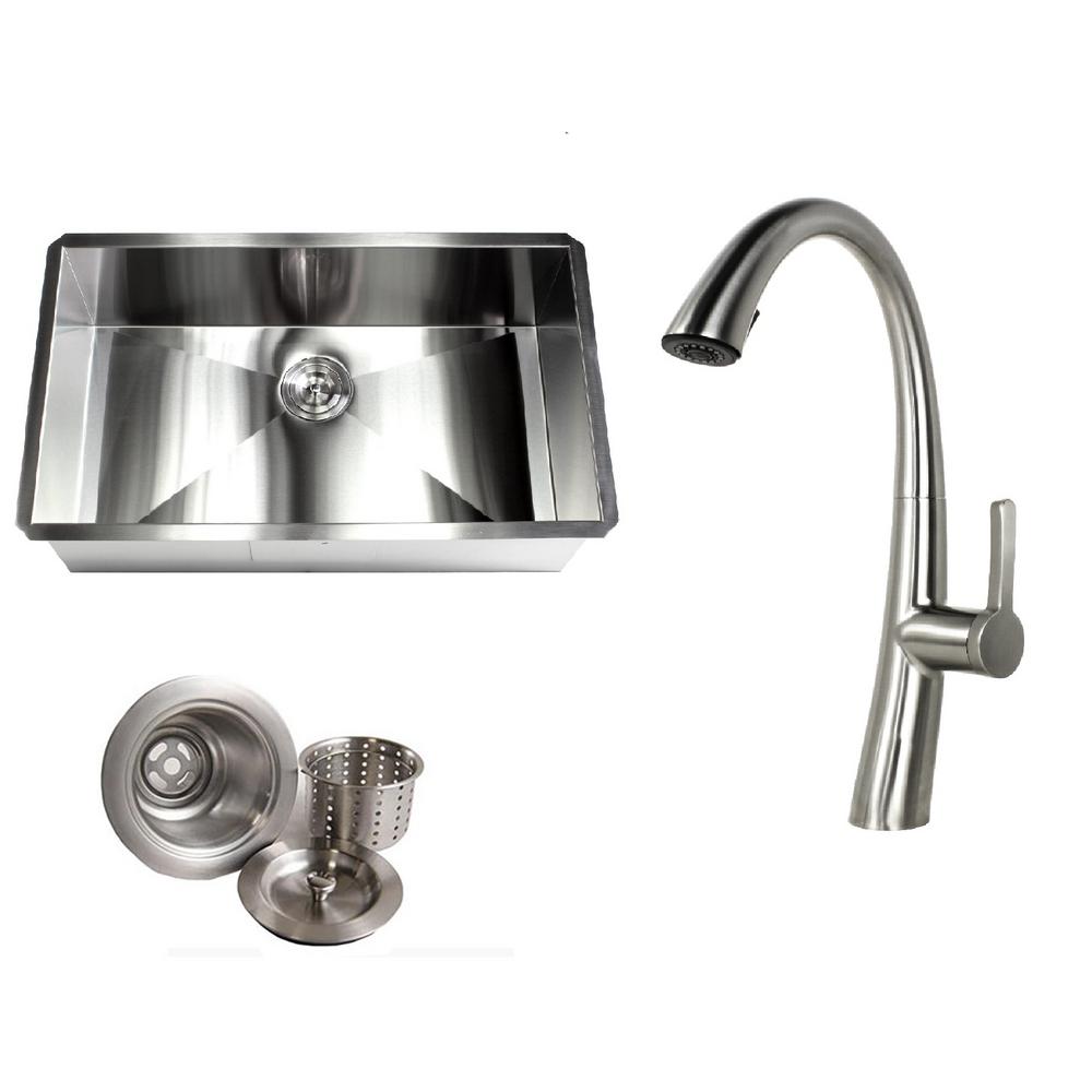 KE Stainless Steel Sink Kitchen Undermount Offset Double 16 Gauge 4060