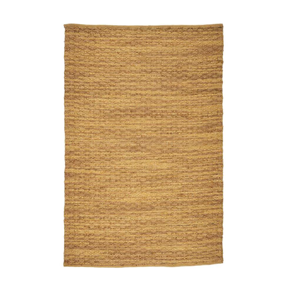 Hannaford Gold 5 Ft X 8 Solid Hemp Area Rug 54910 The Ft X 8 Solid Hemp Area Rug 54910