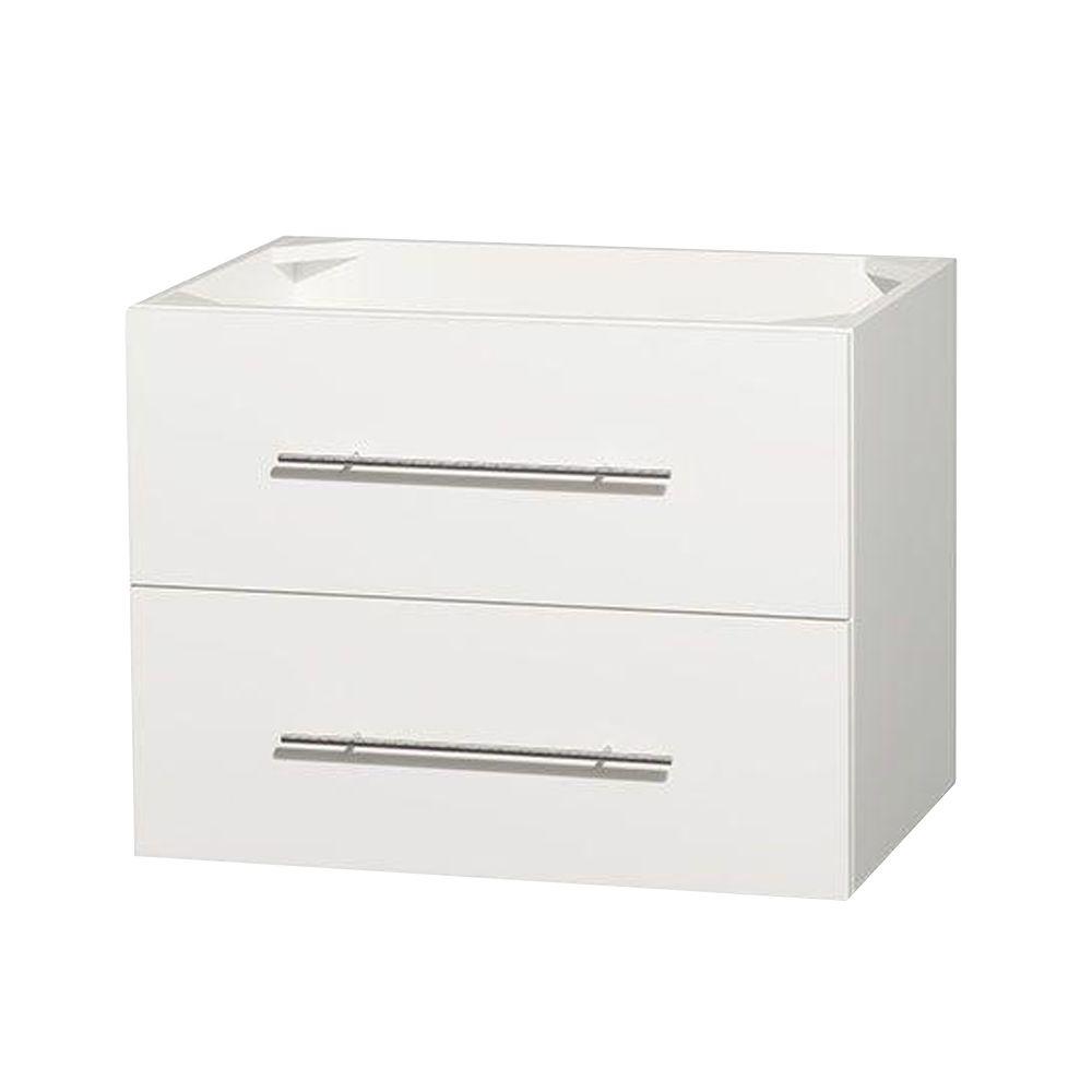 Wyndham Collection Centra 29 In Vanity Cabinet Only White Vanity Cabinet Only In White