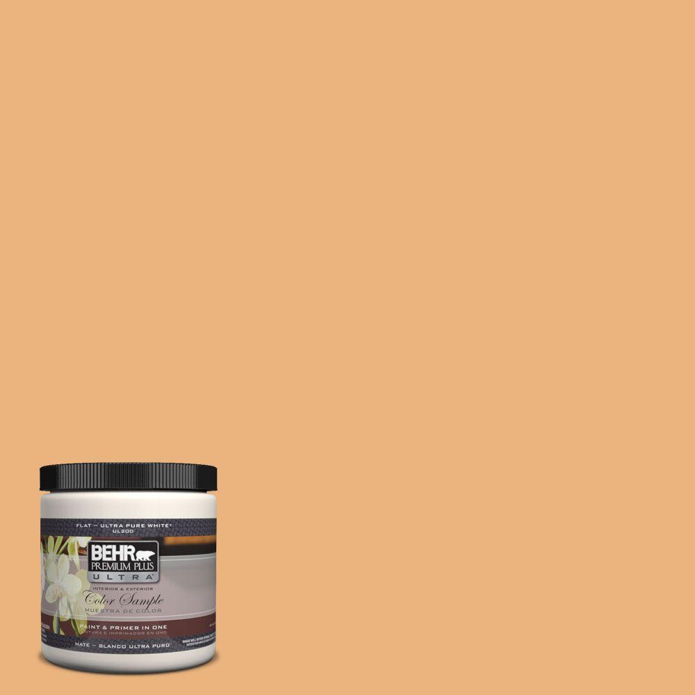 Behr Premium Plus Ultra 8 Oz Icc 100 Eastern Amber Matte Interior Icc 100 Eastern Amber Matte Interior