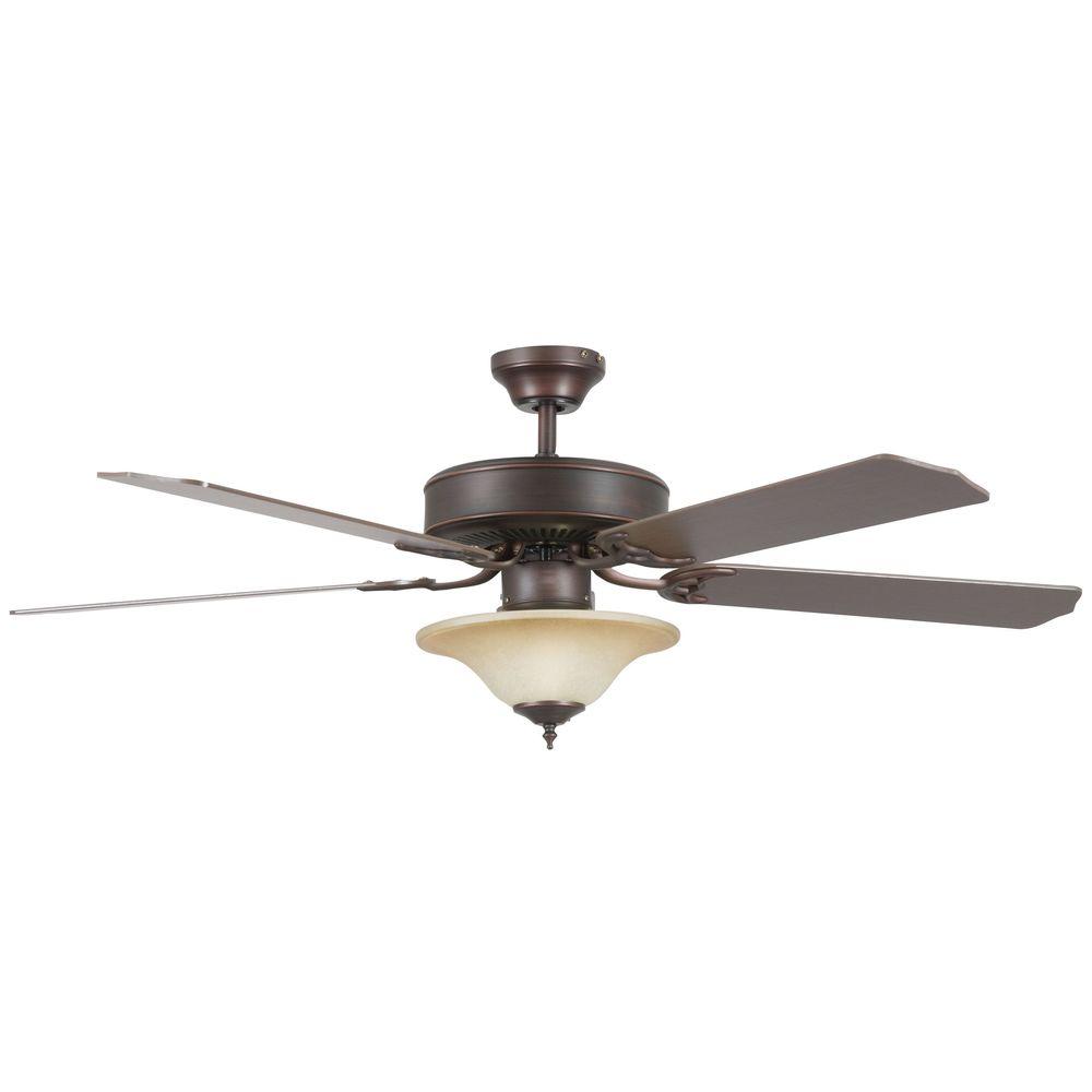 Radionic Hi Tech Nevaeh 52 In Oil Rubbed Bronze Ceiling Fan With Light Kit And 5 Blades