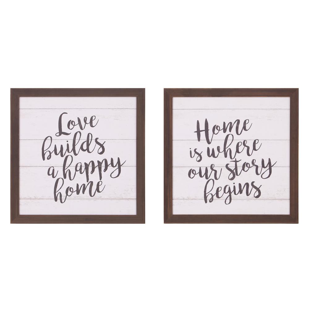 Large Rustic Tin Sign Home Is Where Our Story Begins New Wall Hanging Decoration