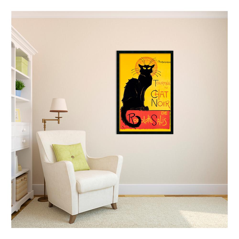 Amanti Art 26 In W X 38 In H Tournee Du Chat Noir Yellow