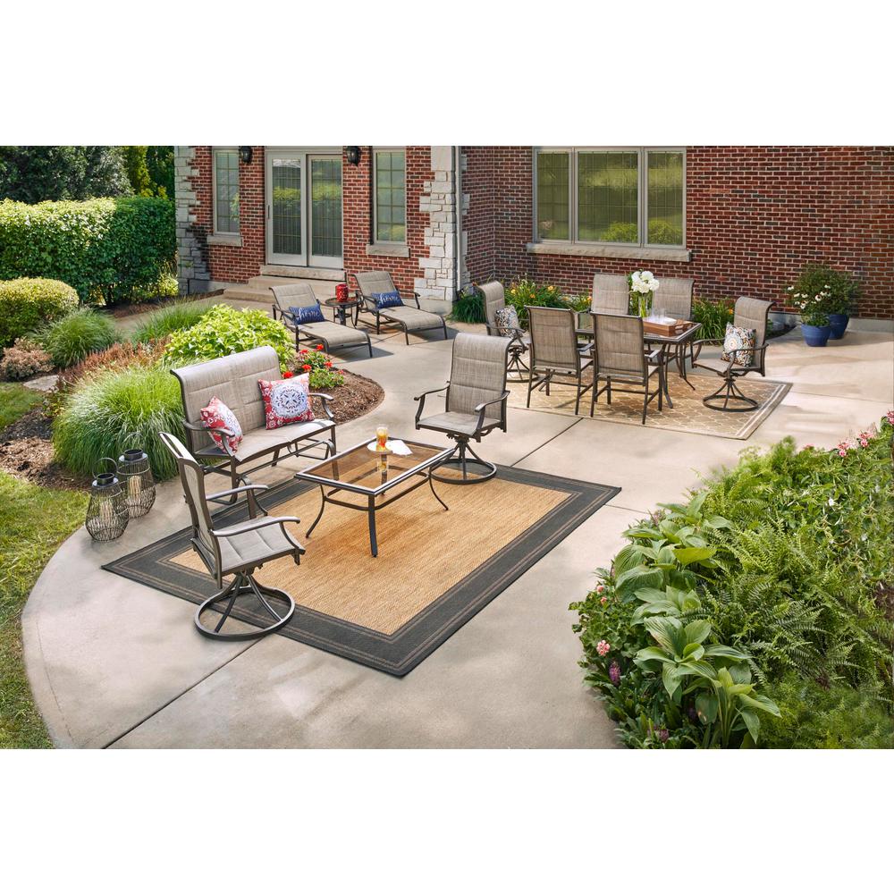 Hampton Bay Riverbrook Espresso Brown Round Steel Glass Top Outdoor Patio Side Table Rvb 014 The Home Depot - Replacement Glass Patio Table Tops Hampton Bay Hampton Bay Riverbrook Espresso Brown Round Steel Glass Top Outdoor Patio Side Table Rvb 014 The Home Depot - Replacement Glass Patio Table Tops Hampton Bay