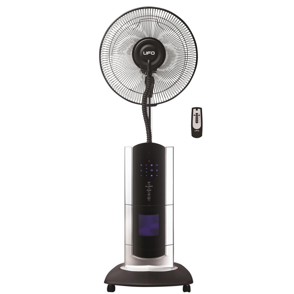 Indoor Outdoor Pedestal Fans Floor The Home Depot Oscillating Stand Fan With Cool Mist Ionizer And Remote Control