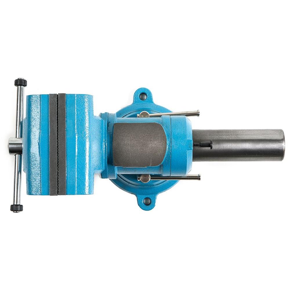 Capri Tools 4/" Bench Vise With 360° Rotation Forged Steel