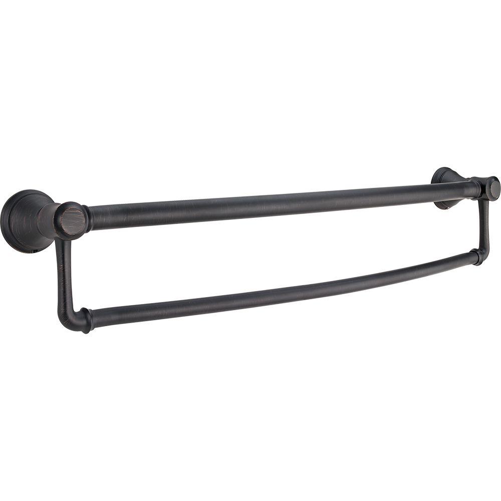 Delta Decor Assist Traditional 24 In Towel Bar With Assist Bar In