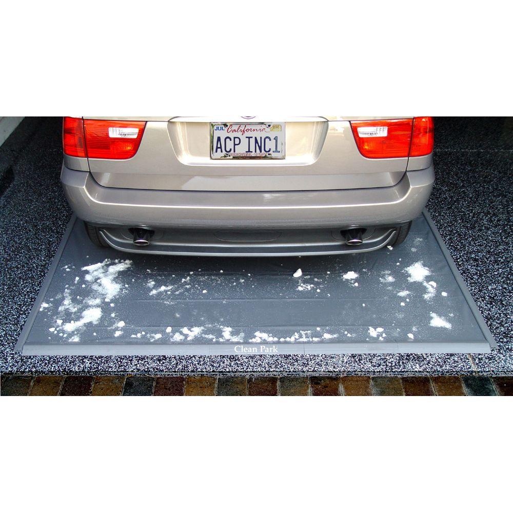 Clean Park Garage Parking Mat Floor Protection Heavy Duty 7.5 ft x 16