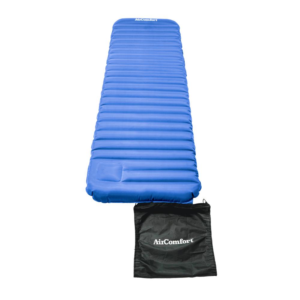 Inflatable Camping Single Sleeping Roll Air MattressPad Lightweight Compact Mat