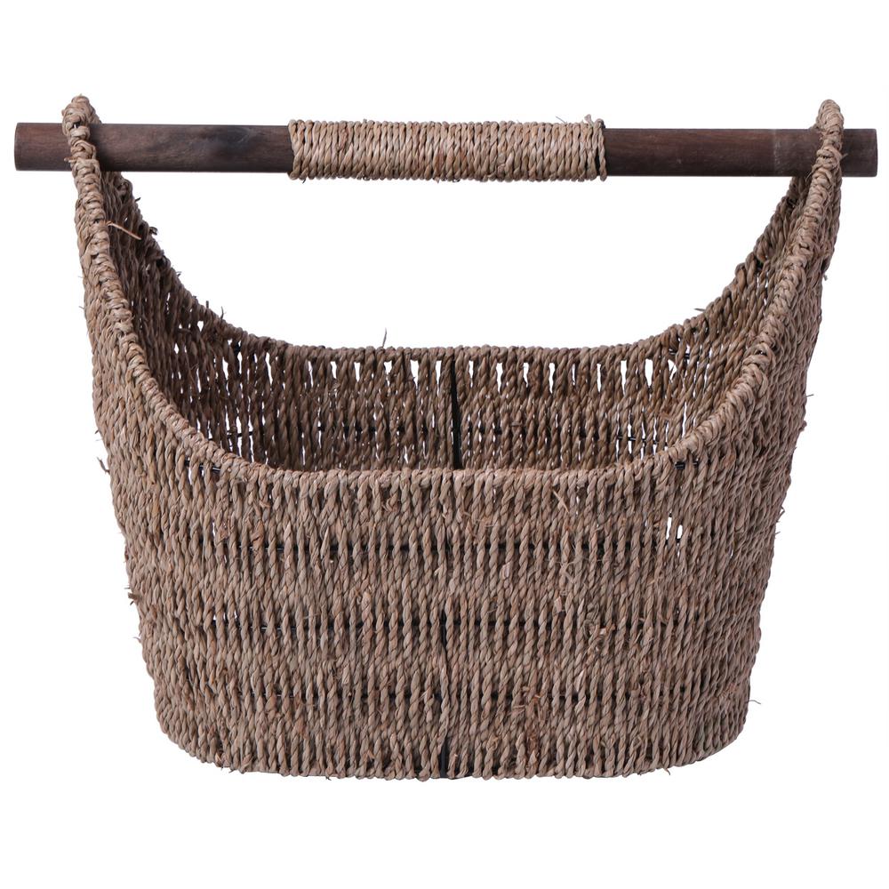 wicker basket toilet roll holder