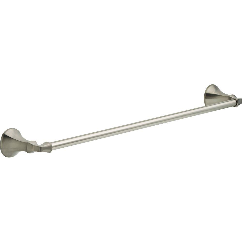 Delta Ashlyn 24 In Towel Bar In Stainless 76424 SS The Home Depot   Stainless Delta Towel Bars 76424 Ss 64 1000 