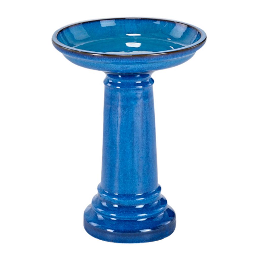 Smart Garden Aviatra Ceramic Blue Transitions Birdbath