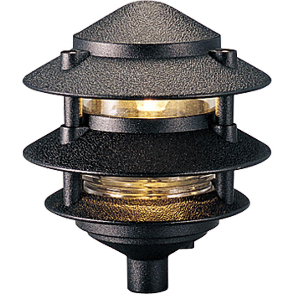 Progress Lighting Low Voltage Black Landscape Pathlight
