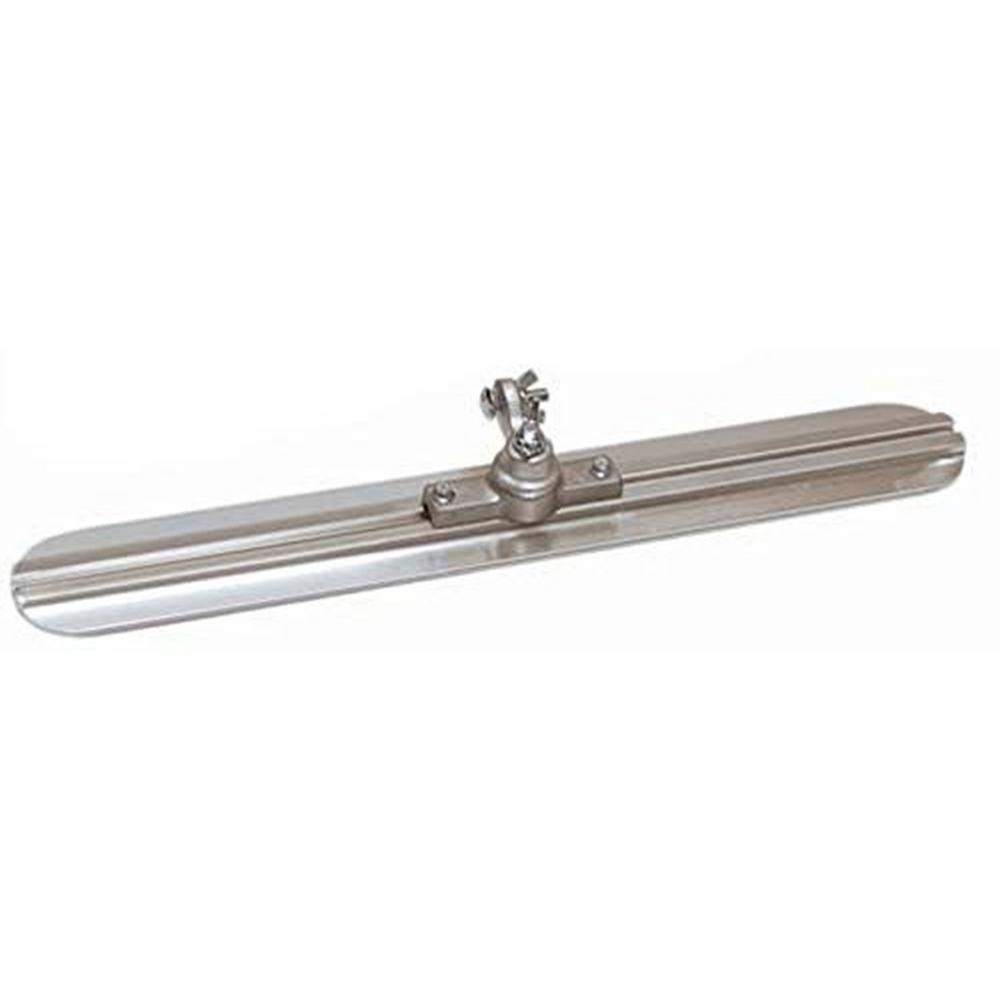 Bon 82-429 36-Inch by 8-Inch Round End Magnesium Concrete Bull Float with Universal Button Hole Bracket