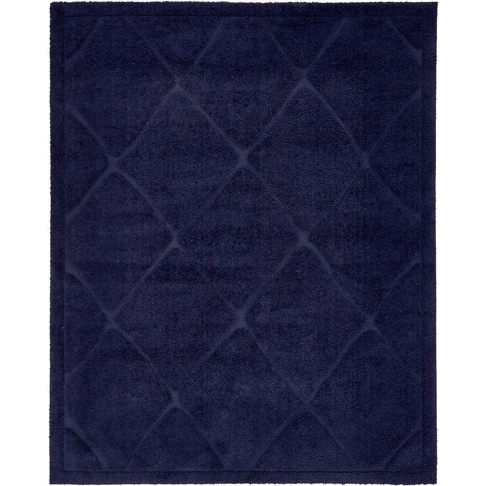 Nuloom Trellis Navy Blue 8 Ft X Round Area Rug Mtvs27d 808r Trellis Navy Blue 8 Ft X 10 Area Rug
