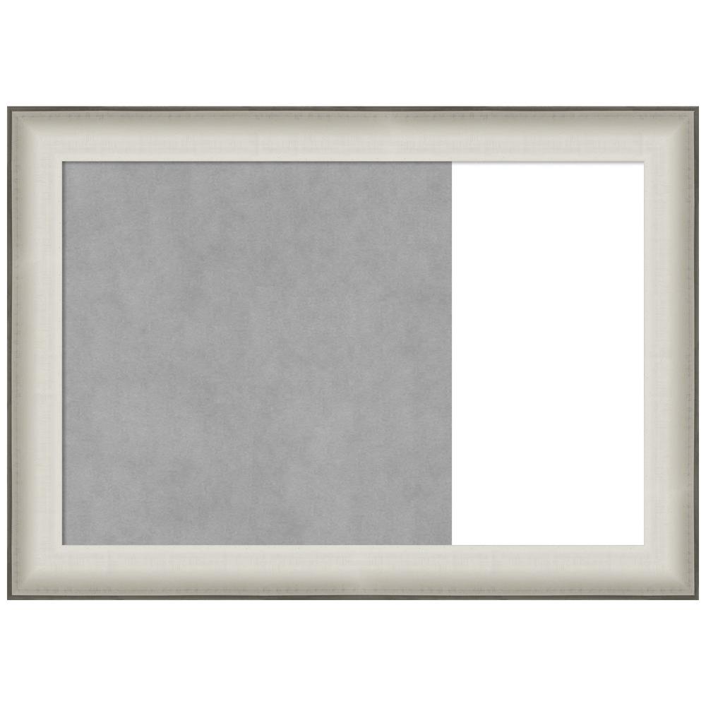 Amanti Art Blanco White 31 In X 22 In Grey Cork And White Dry
