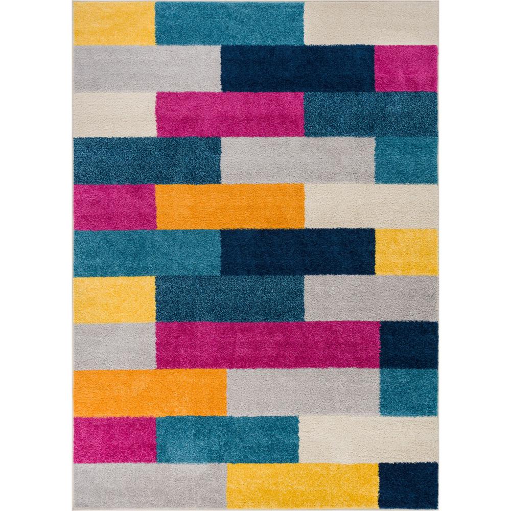 Bold Color Rugs Uniquely Modern Well Woven Mystic Tribeca Multi 8 Ft X 10 Abstract Bold Color