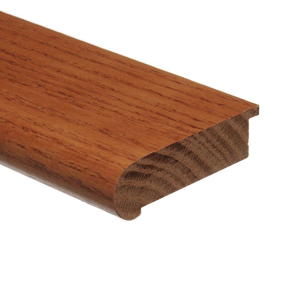 Zamma Hand Scraped Natural Acacia 3 8 In Thick X 2 3 4 In Wide X 94 In Length Hardwood Stair Nose Molding Flush 01438c082660 The Home Depot