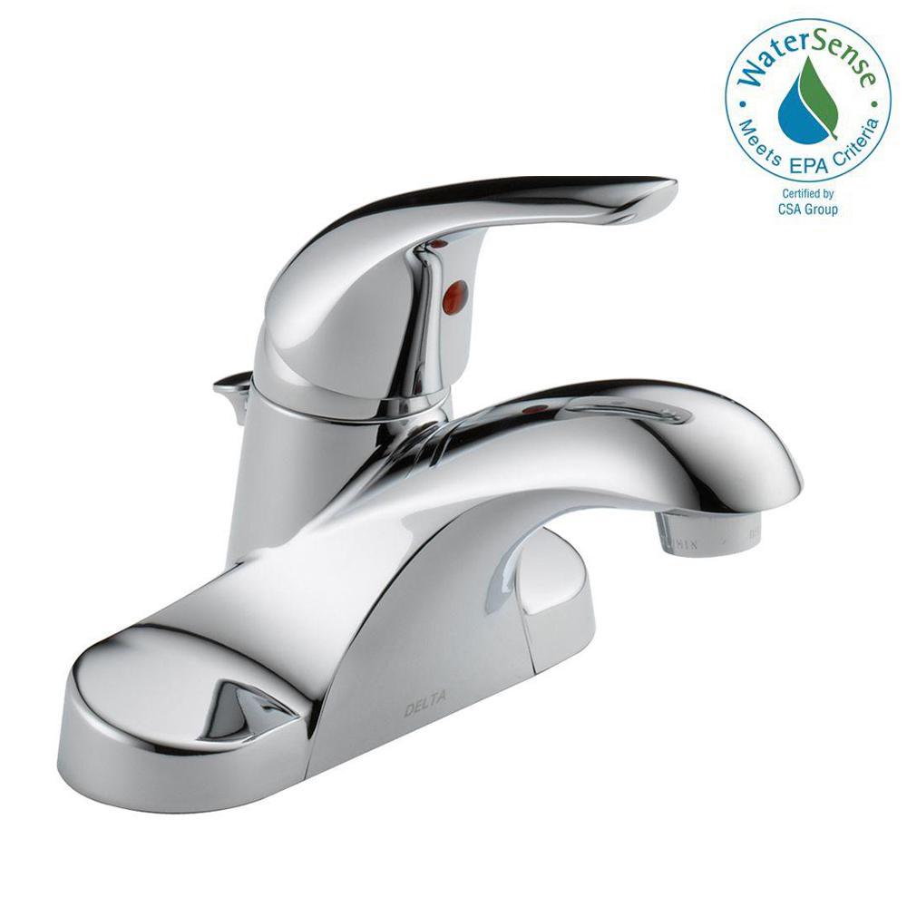 Delta Foundations 4 In Centerset Single Handle Bathroom Faucet In