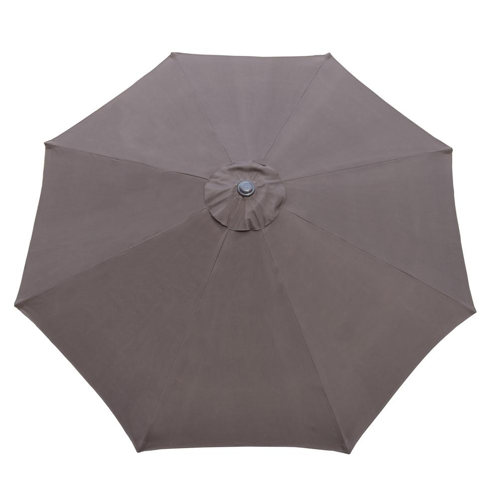 9 ft. Tilt Patio Umbrella in Brown-HD4005-BN - The Home Depot
