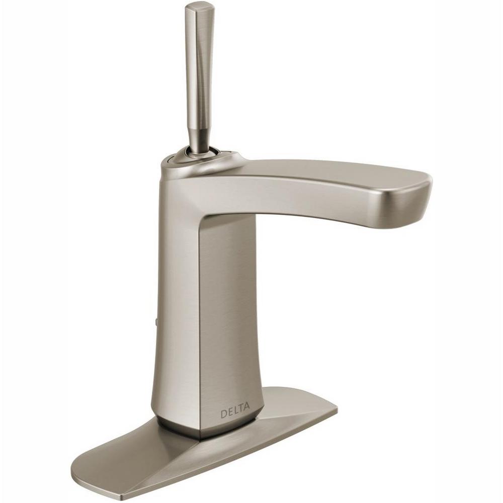 Delta Hot Cold Indicators Separate Deck Plate Bathroom Sink