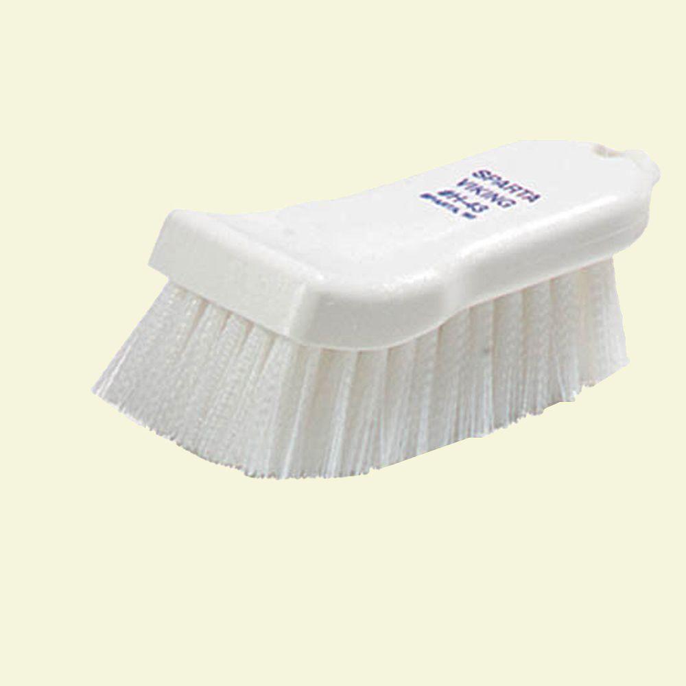 Carlisle 6 in. Polyester White Hand Scrub Brush (12Pack)4052102 The