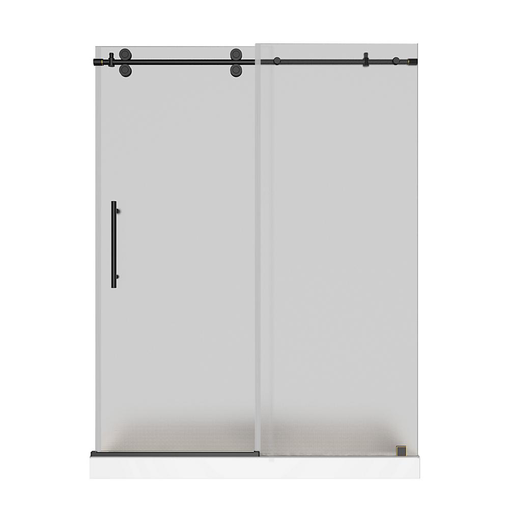 Aston Langham 60 In X 32 In X 77 5 In Frameless Sliding Shower