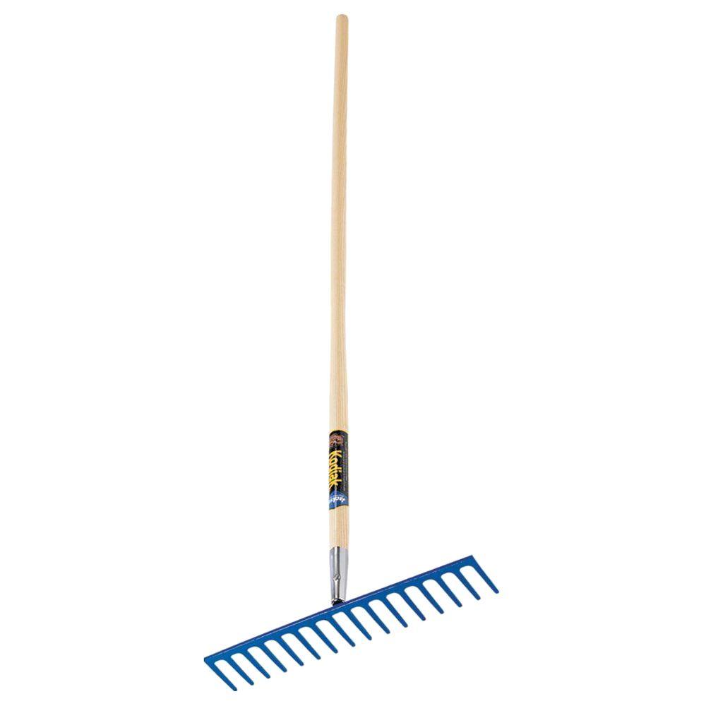 Kodiak 66 inch Handle 16-Tine Level Head Rake by Kodiak