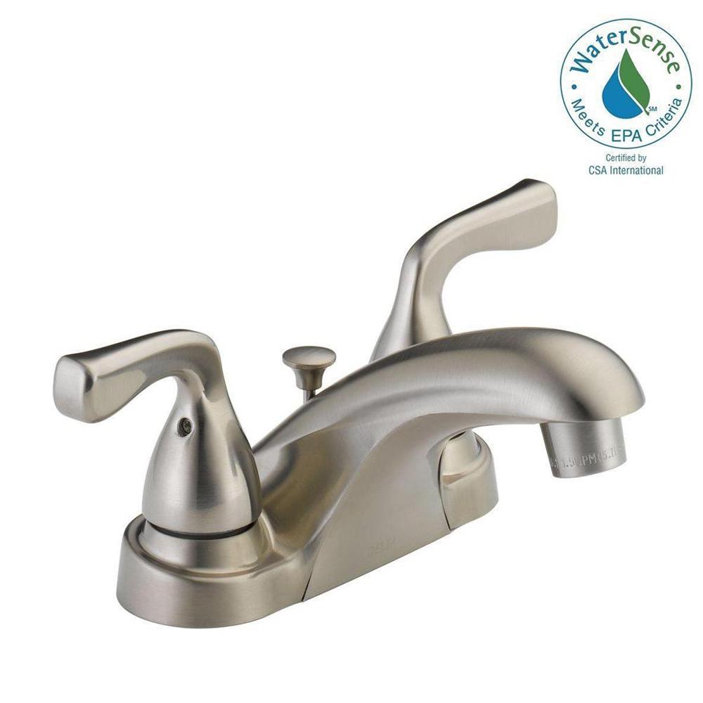 Delta Foundations 4 in. Centerset 2Handle Bathroom Faucet