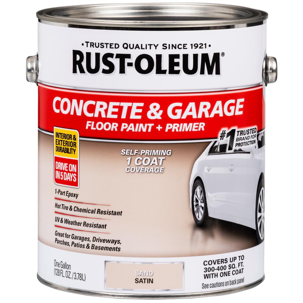 Rust Oleum 1 Gal Sand Satin Part Epoxy Concrete Floor Interior Rust Oleum 1 Gal Sand Satin Part Epoxy Concrete Floor Interior