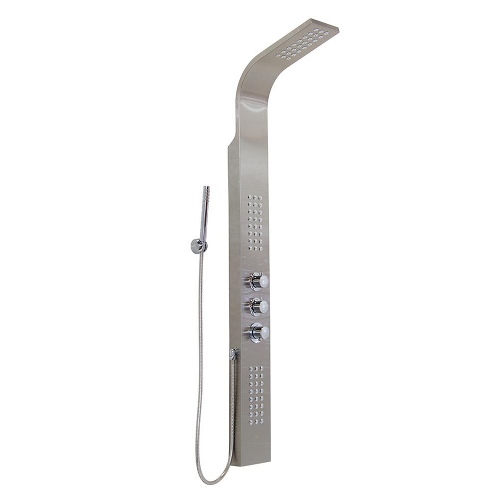 VIGO 6Jet Shower Panel System with Rain Shower Head and Handshower in