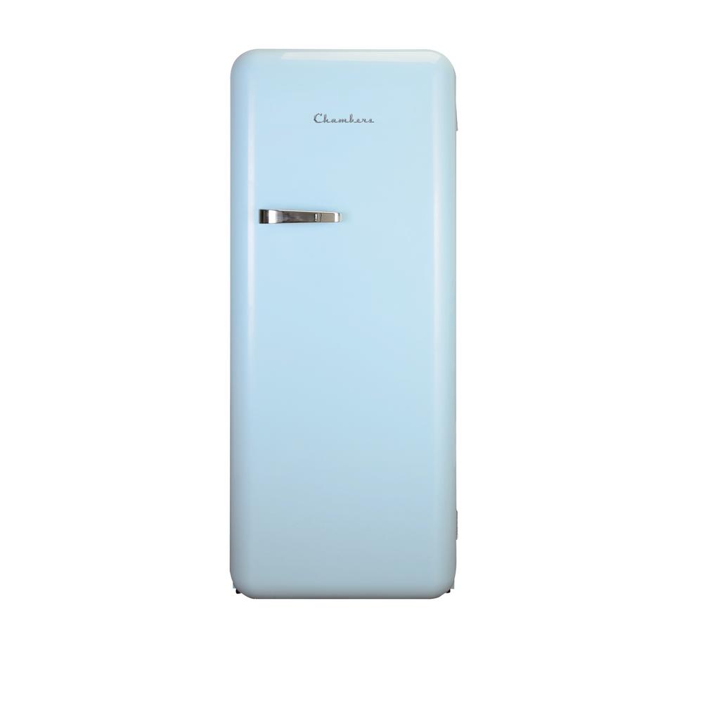 Chambers 24 in. 10 cu. Ft. Top Freezer Refrigerator in Sky Blue, Counter Depth