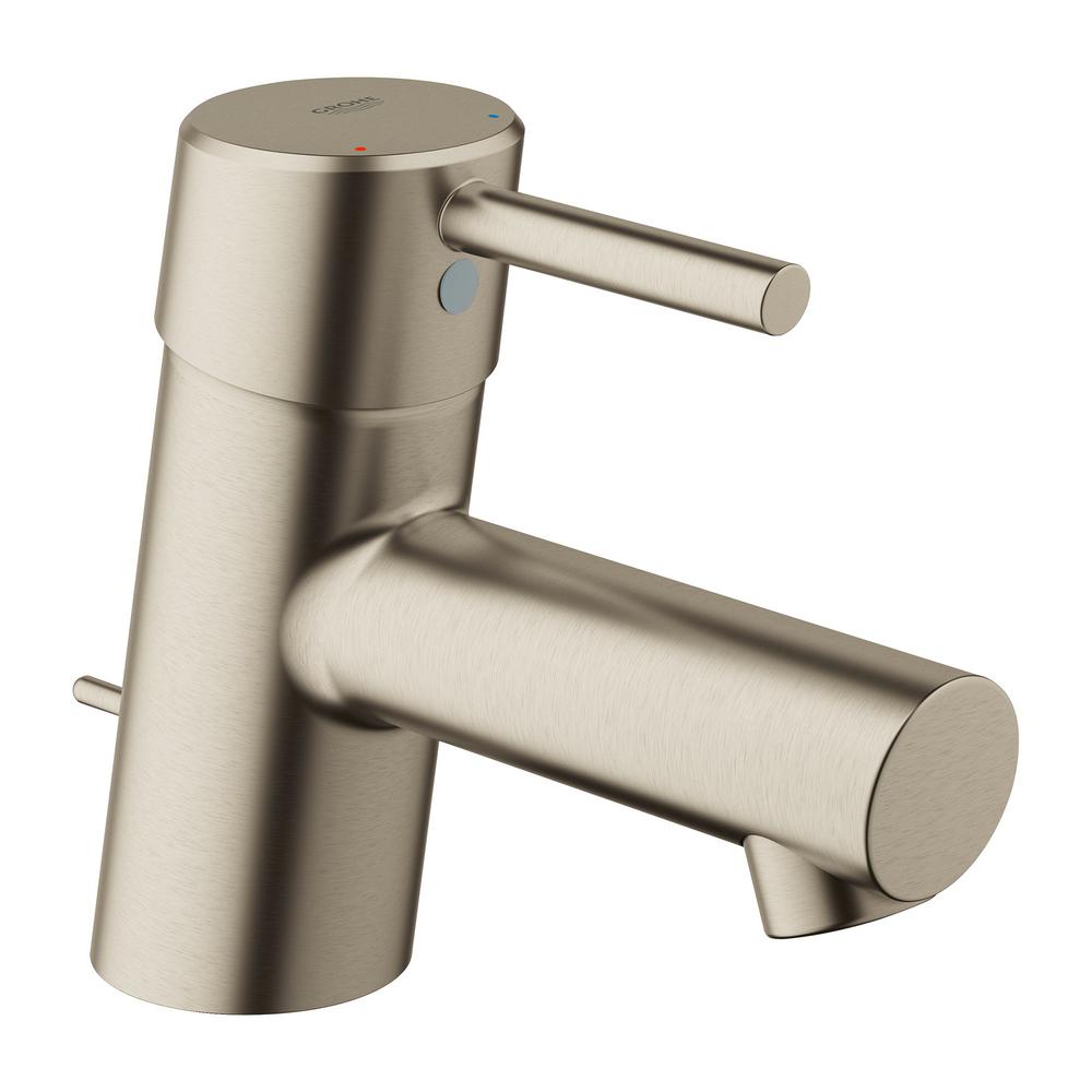 GROHE Concetto Single Hole Single Handle Bathroom Faucet With Drain 