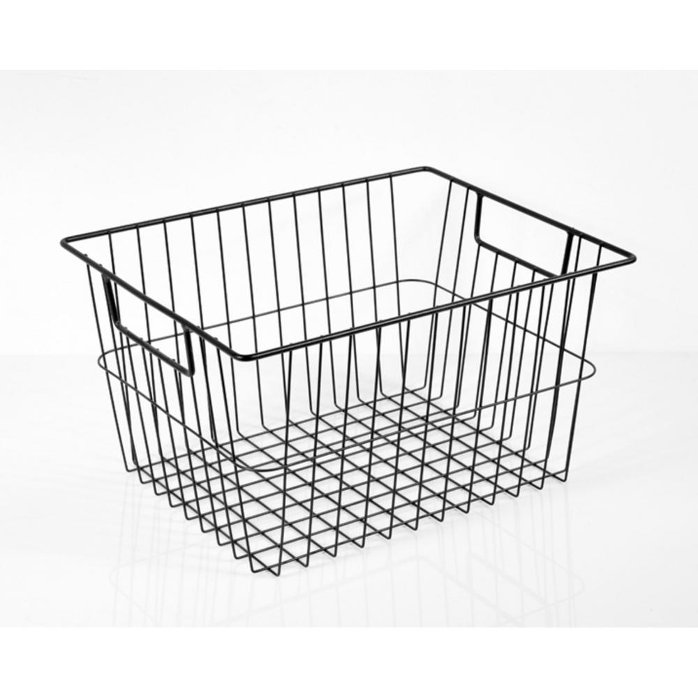Unbranded Black Steel Wire Basket Organizer Htbfpbk 2305 The Home Depot