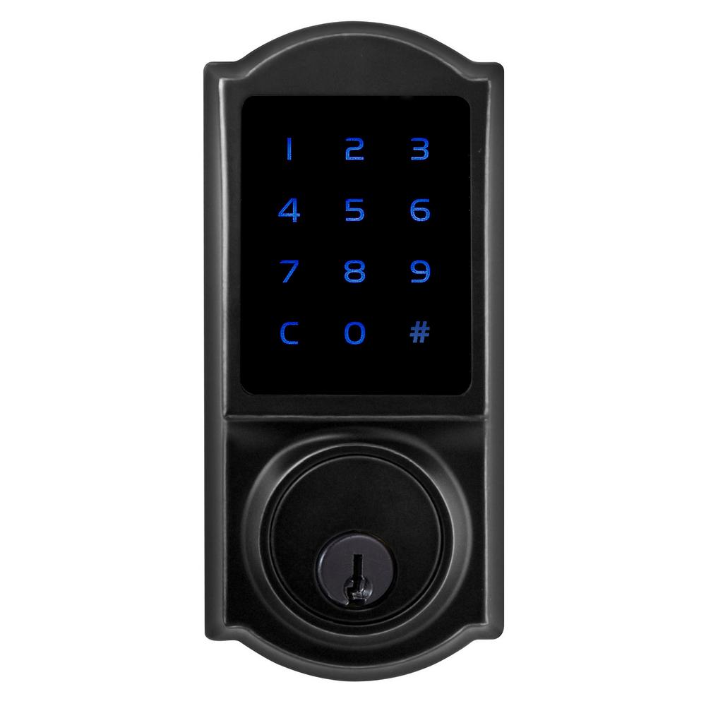 Defiant Single Cylinder Satin Nickel Remote Control Electronic Deadbolt