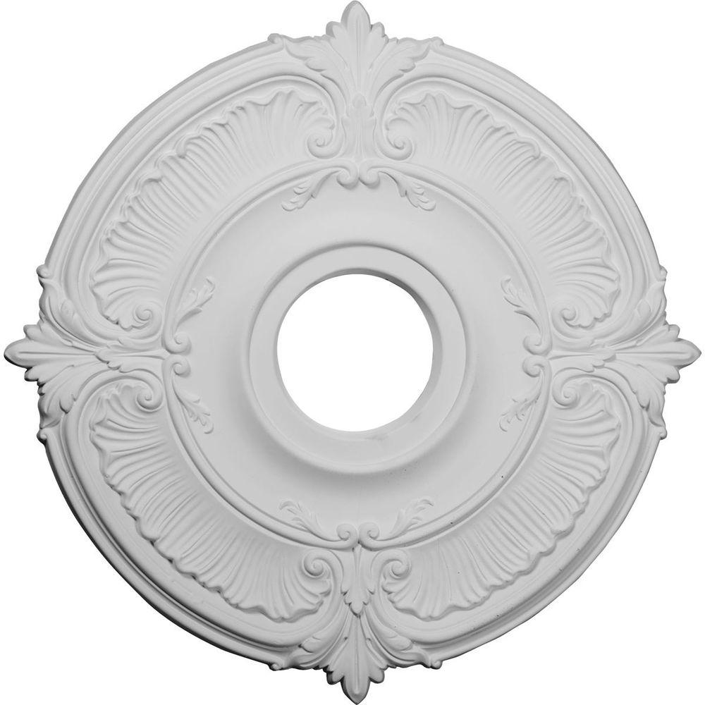 18 In X 4 In I D X 5 8 In Attica Urethane Ceiling Medallion Fits Canopies Upto 5 In