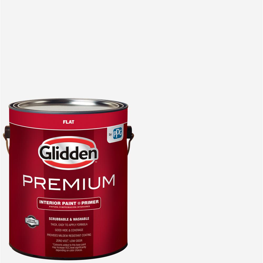 Glidden Premium The Home Depot Base 1 Flat Interior Paint