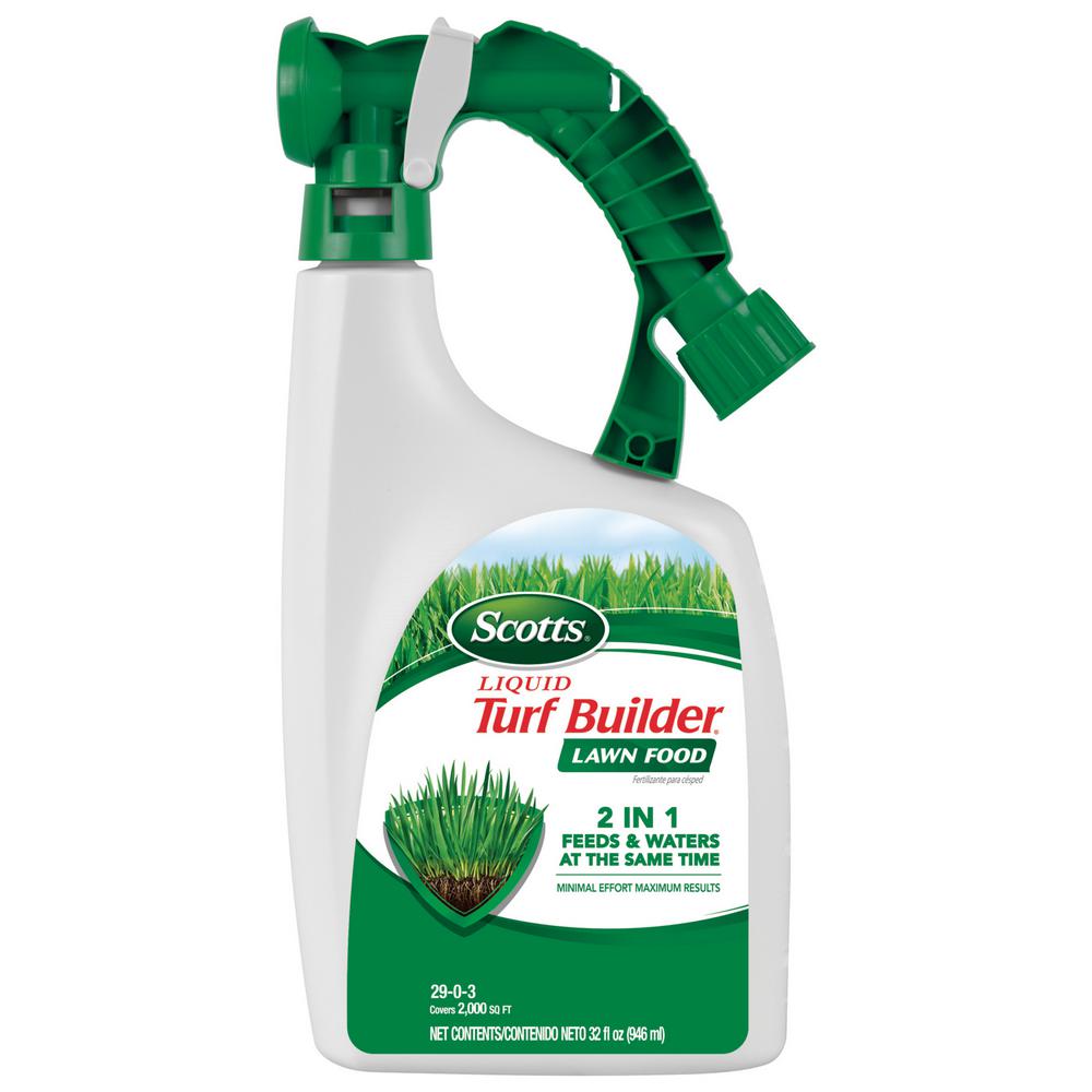 Scotts Liquid Turf Builder 32 Oz Ready To Spray Lawn Food 542040605 