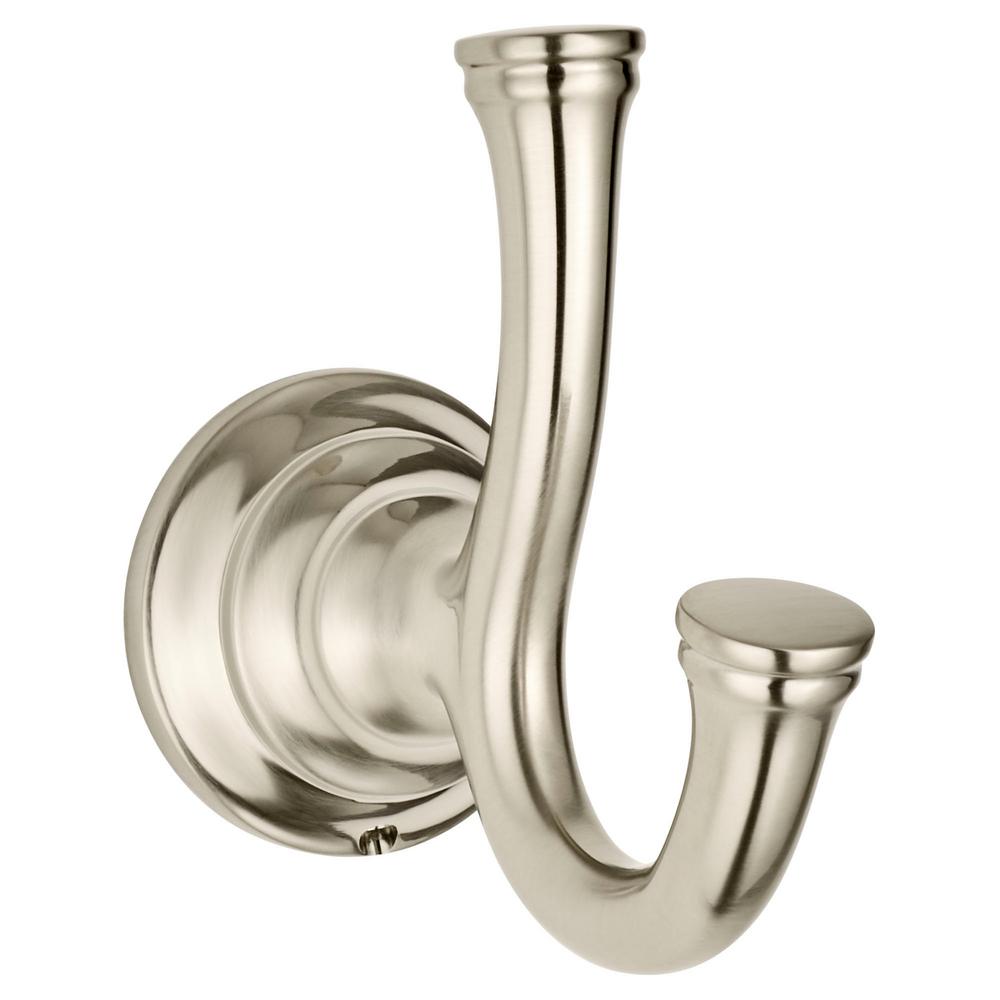 American Standard Delancey Single Robe Hook in Brushed Nickel-7052210. ...