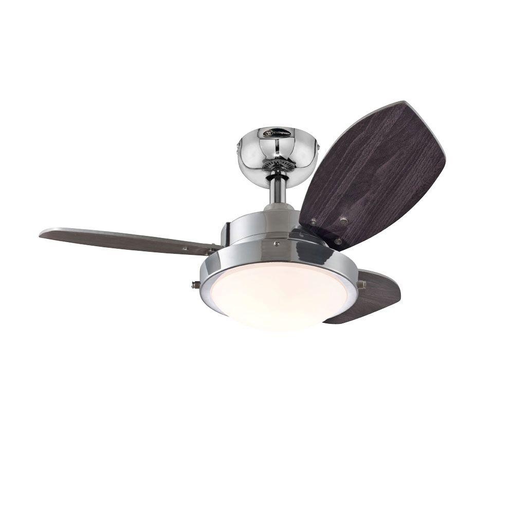 Westinghouse Wengue 30 In Indoor Chrome Finish Ceiling Fan