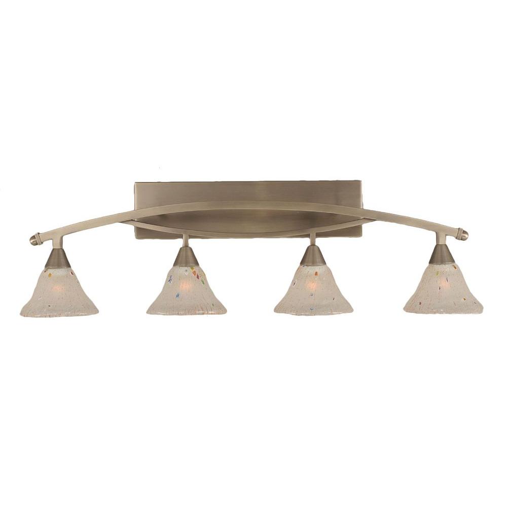 Filament Design Allard 4Light Brushed Nickel Bath Vanity Light with
