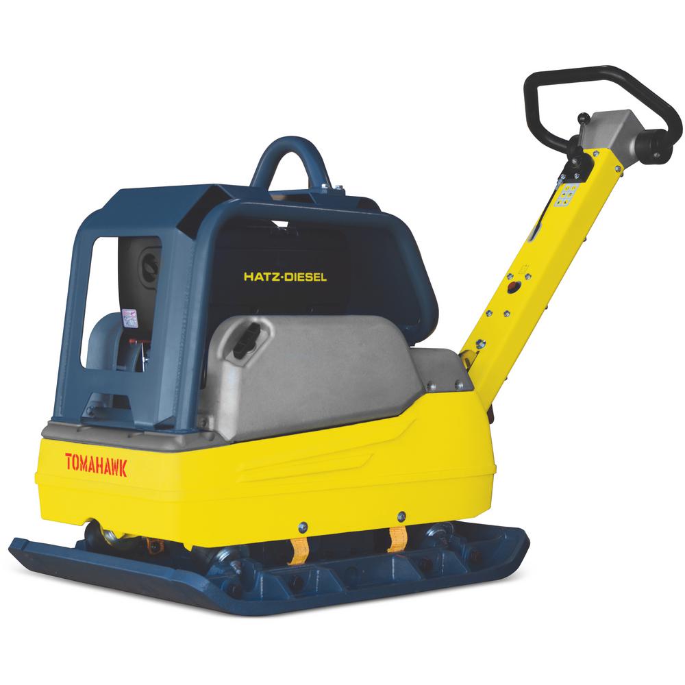 Tomahawk 10 HP Hydraulic Reverse Plate Compactor for Asphalt/Aggregate/Cohesive Soil Compaction