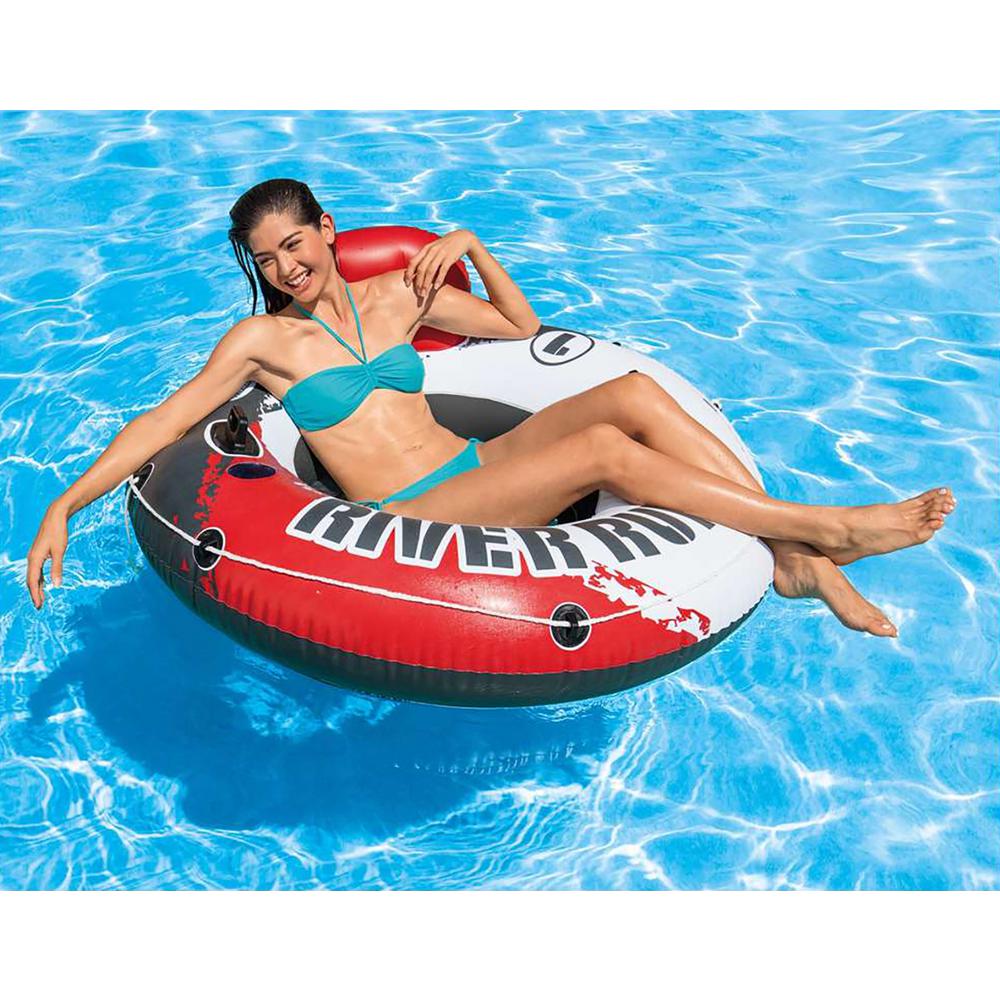 non inflatable lake rafts
