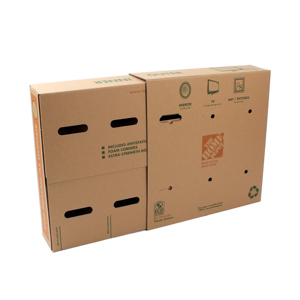 Pratt Retail Specialties 45 lb. Capacity Medium TV and Picture Moving BoxHDMEDTVBOX The Home